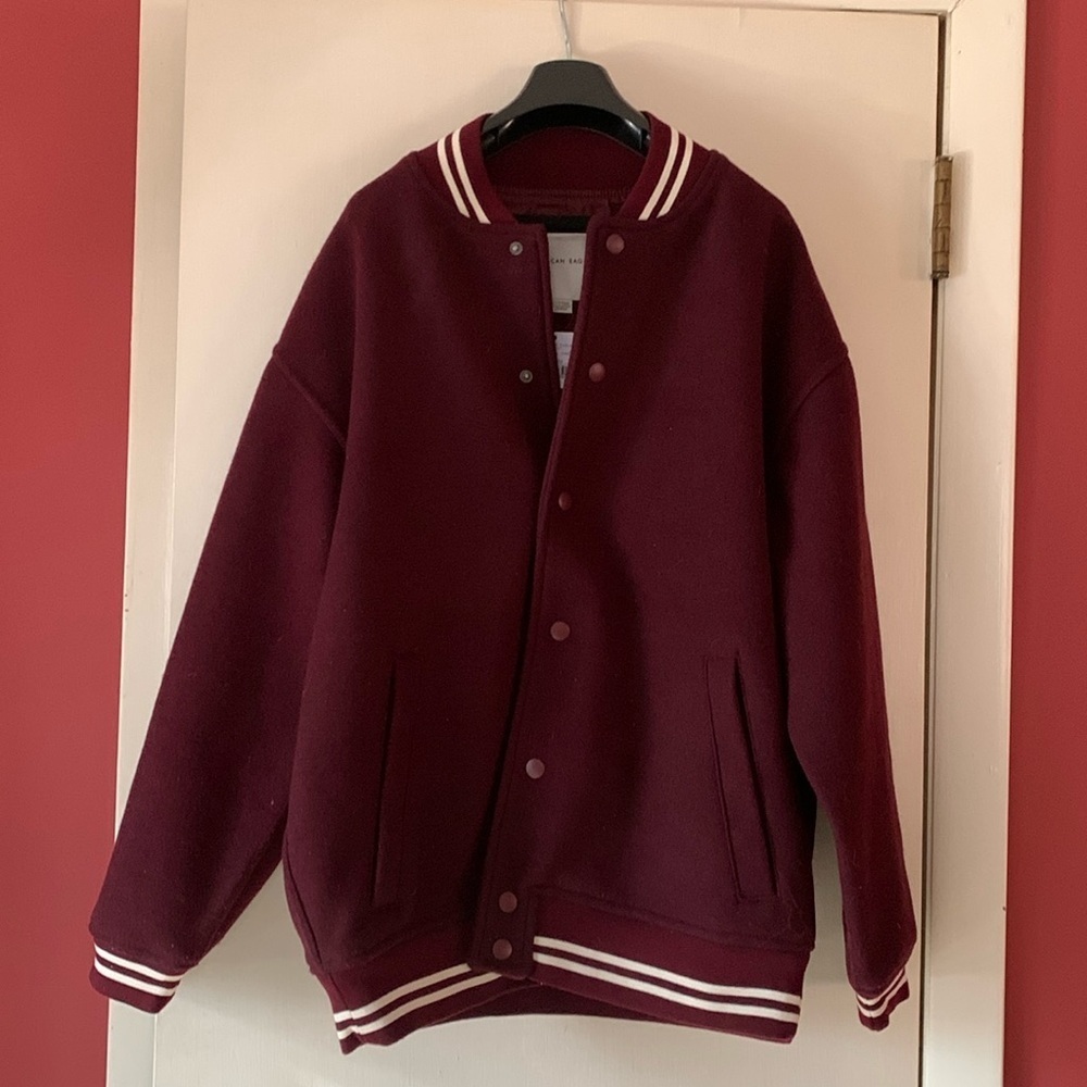 NWT American Eagle Varsity jacket XS